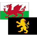 Flag of Wales-Ceredigion